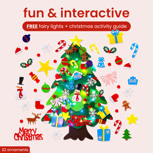 Interactive Felt Christmas Tree Set